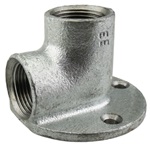 471-Kniestuk op plaat female/female verzinkt ISO-49